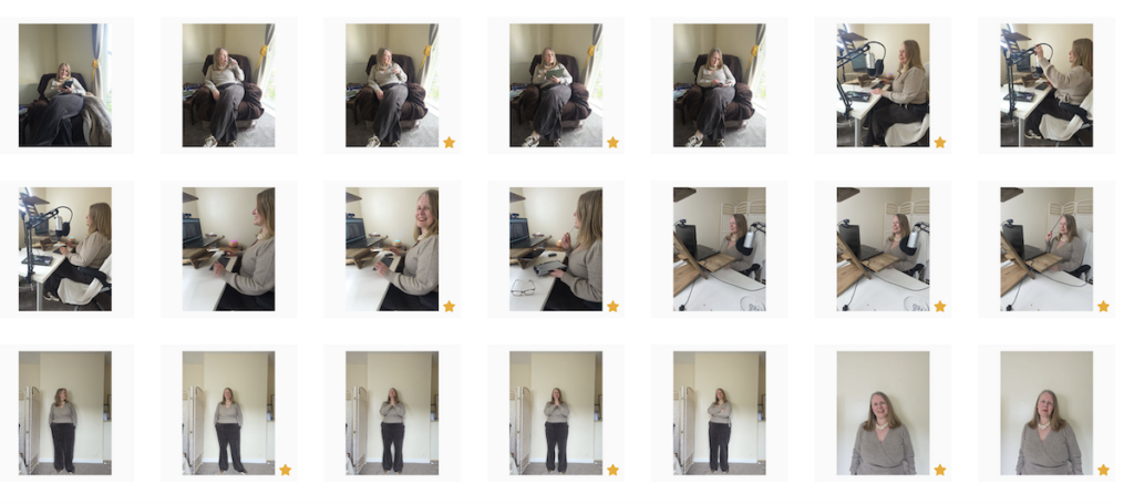 Favourited photographs from a virtual brand photography gallery.